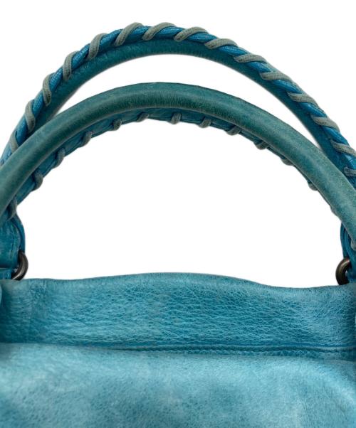 BALENCIAGA（バレンシアガ）BALENCIAGA (バレンシアガ) 2WAYバッグ スカイブルーの古着・服飾アイテム