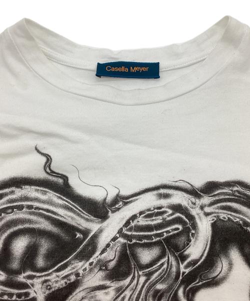 CASELLA MEYER（カゼッラ マイヤー）CASELLA MEYER (カゼッラ マイヤー) プリントTシャツ ホワイト サイズ:SIZE Mの古着・服飾アイテム