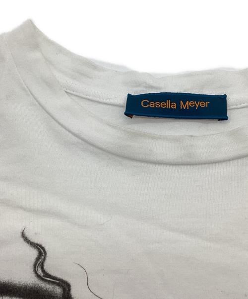CASELLA MEYER（カゼッラ マイヤー）CASELLA MEYER (カゼッラ マイヤー) プリントTシャツ ホワイト サイズ:SIZE Mの古着・服飾アイテム