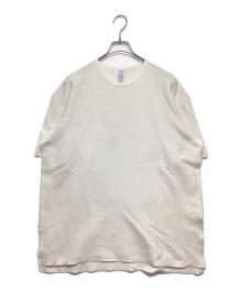 CFCL（シーエフシーエル）の古着「GARTER CREW NECK TEE」｜ホワイト