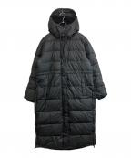 HUNTERハンター）の古着「ロングパッファーダウンコート」｜ブラック