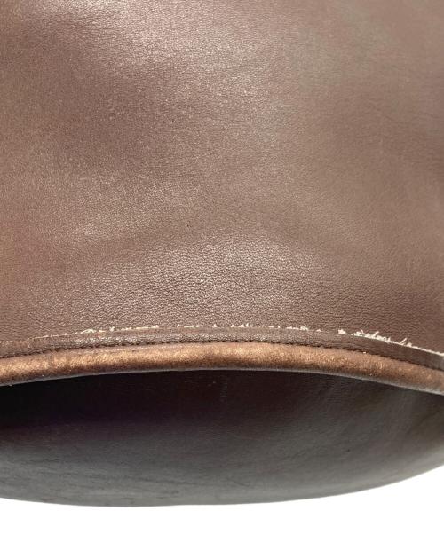 COACH（コーチ）COACH (コーチ) バケツ型レザーショルダーバッグ ブラウンの古着・服飾アイテム