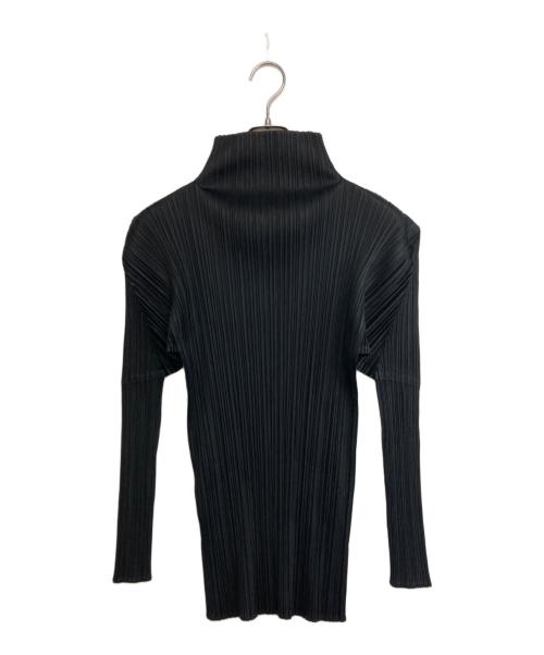 PLEATS PLEASE（プリーツプリーズ）PLEATS PLEASE (プリーツプリーズ) プリーツカットソー ブラック サイズ:SIZE 3の古着・服飾アイテム