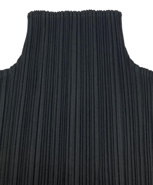 PLEATS PLEASE（プリーツプリーズ）PLEATS PLEASE (プリーツプリーズ) プリーツカットソー ブラック サイズ:SIZE 3の古着・服飾アイテム