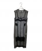 MAISON SPECIALメゾンスペシャル）の古着「Tulle Layered Dress」｜ブラック