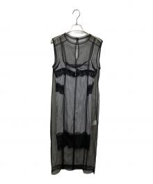 MAISON SPECIAL（メゾンスペシャル）の古着「Tulle Layered Dress」｜ブラック
