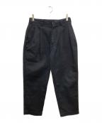 Dickies×vainl archiveディッキーズ×ヴァイナルアーカイブ）の古着「タックテーパードパンツ」｜ブラック