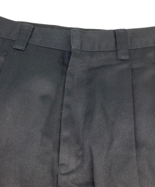 Dickies（ディッキーズ）Dickies (ディッキーズ) vainl archive (ヴァイナルアーカイブ) タックテーパードパンツ ブラック サイズ:1の古着・服飾アイテム