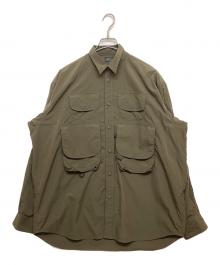 DAIWA PIER39（ダイワ ピア39）の古着「Tech New Anglers Shirts L/S」｜カーキ