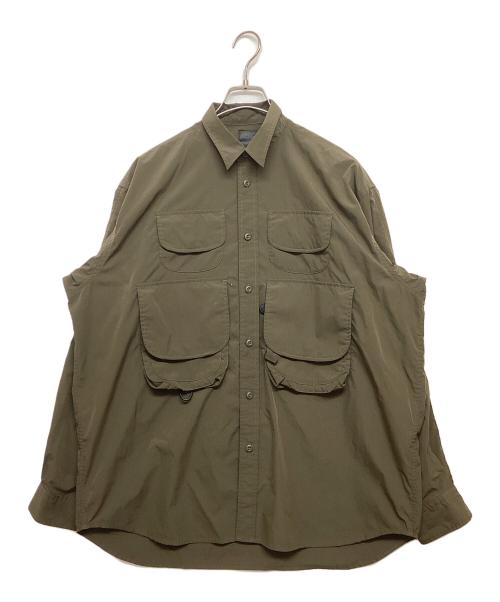 DAIWA PIER39（ダイワ ピア39）DAIWA PIER39 (ダイワ ピア39) Tech New Anglers Shirts L/S カーキ サイズ:SIZE XSの古着・服飾アイテム