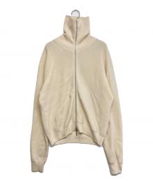 STUDIO NICHOLSON（スタジオ ニコルソン）の古着「ドライバーズリブニットジャケット」｜アイボリー