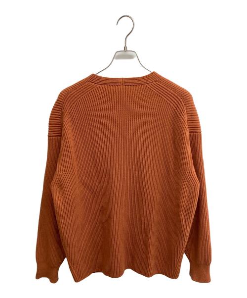 AURALEE（オーラリー）AURALEE (オーラリー) SUPER FINE WOOL RIB KNIT BIG CARDIGAN ブラウン サイズ:SIZE 3の古着・服飾アイテム