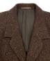 中古・古着 ISSEY MIYAKE MEN (イッセイミヤケメン) 5Bシングルジャケット ブラウン サイズ:SIZE M：19000円
