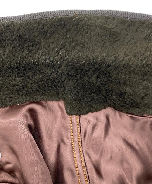 GANRYU（ガンリュウ）GANRYU (ガンリュウ) フェイクファージャケット ブラウン×オレンジ サイズ:SIZE Mの古着・服飾アイテム