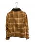 GANRYU (ガンリュウ) フェイクファージャケット ブラウン×オレンジ サイズ:SIZE M：10000円