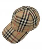BURBERRY LONDONバーバリーロンドン）の古着「バーバリーチェック ベースボールキャップ」｜ベージュ