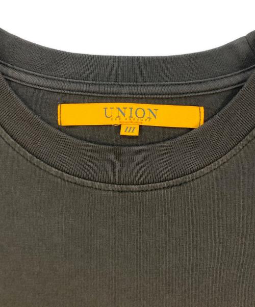 UNION（ユニオン）UNION (ユニオン) プリントTシャツ フェードブラック サイズ:SIZE3の古着・服飾アイテム