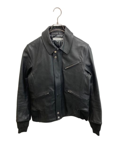 nonnative（ノンネイティブ）nonnative (ノンネイティブ) 中綿カウレザーライダースジャケット ブラック サイズ:SIZE 1の古着・服飾アイテム