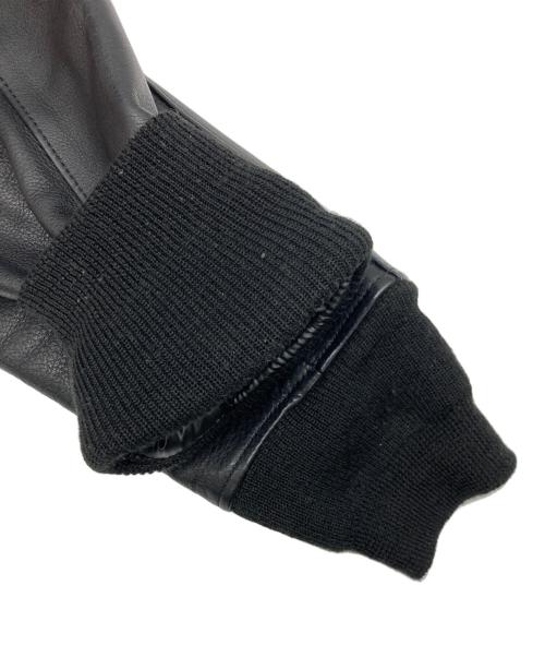 nonnative（ノンネイティブ）nonnative (ノンネイティブ) 中綿カウレザーライダースジャケット ブラック サイズ:SIZE 1の古着・服飾アイテム