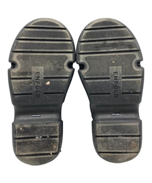 ENFOLD（エンフォルド）ENFOLD (エンフォルド) チューブソールスニーカー ブラック サイズ:SIZE 37の古着・服飾アイテム