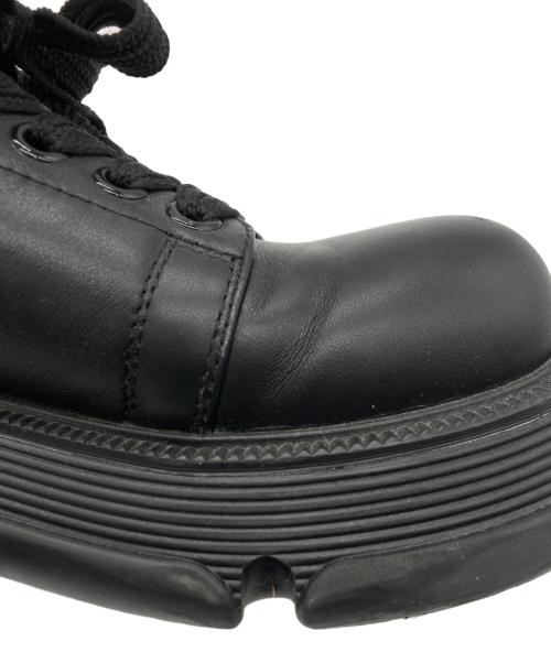 ENFOLD（エンフォルド）ENFOLD (エンフォルド) チューブソールスニーカー ブラック サイズ:SIZE 37の古着・服飾アイテム