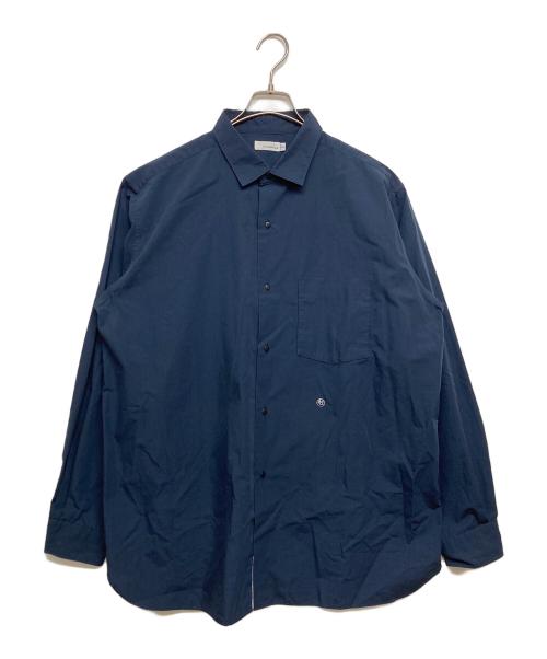 nanamica（ナナミカ）nanamica (ナナミカ) Regular Collar Wind Shirt ネイビー サイズ:SIZE Lの古着・服飾アイテム