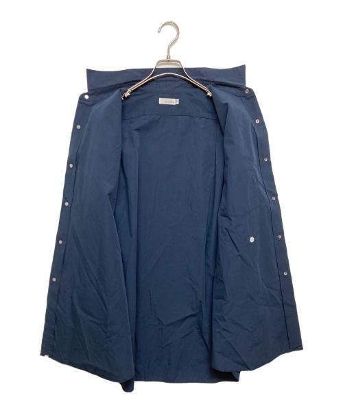 nanamica（ナナミカ）nanamica (ナナミカ) Regular Collar Wind Shirt ネイビー サイズ:SIZE Lの古着・服飾アイテム