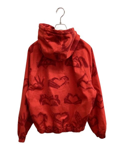 arte Antwerp（アートアントワープ）arte Antwerp (アートアントワープ) Hands Print Jacket レッド サイズ:SIZE Mの古着・服飾アイテム