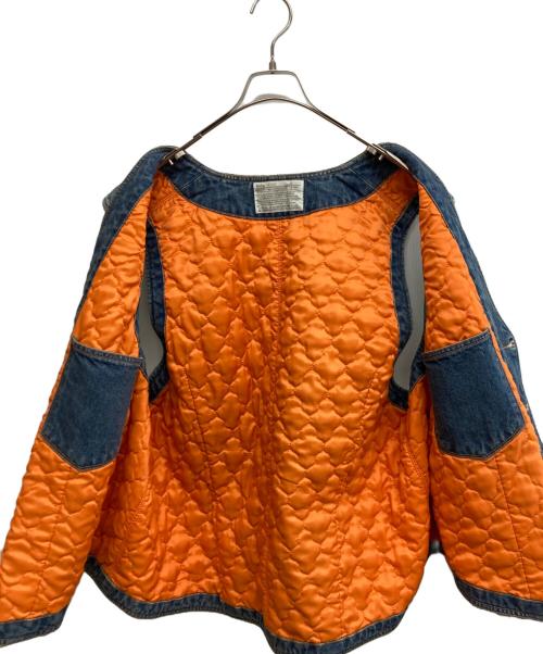 KOLOR（カラー）KOLOR (カラー) ビッグシルエットキルテッドデニムベスト インディゴ サイズ:SIZE 2の古着・服飾アイテム