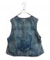 KOLOR (カラー) ビッグシルエットキルテッドデニムベスト インディゴ サイズ:SIZE 2：23000円