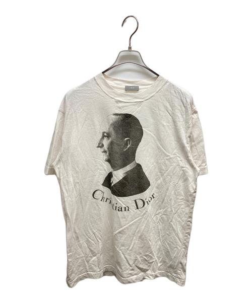 DIOR HOMME（ディオール オム）DIOR HOMME (ディオール オム) PORTRAIT T SHIRT ホワイト サイズ:SIZE Lの古着・服飾アイテム