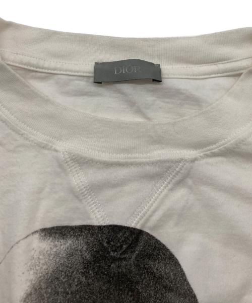 DIOR HOMME（ディオール オム）DIOR HOMME (ディオール オム) PORTRAIT T SHIRT ホワイト サイズ:SIZE Lの古着・服飾アイテム