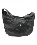 Y's×MANDARINAワイズ×マンダリナ）の古着「Lamb leather gimmick shoulder bag」｜ブラック