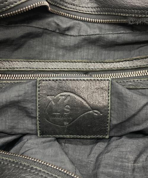 Y's（ワイズ）Y's (ワイズ) MANDARINA (マンダリナ) Lamb leather gimmick shoulder bag ブラックの古着・服飾アイテム