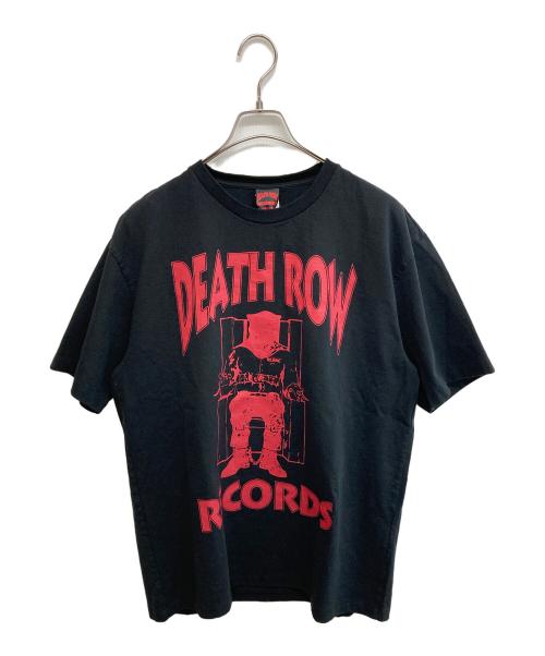 WACKO MARIA（ワコマリア）WACKO MARIA (ワコマリア) DEATH ROW RECORDS (デスロウレコーズ) WASHED HEAVY WEIGHT CREW NECK T-SHIRT ブラック サイズ:SIZE S 未使用品の古着・服飾アイテム