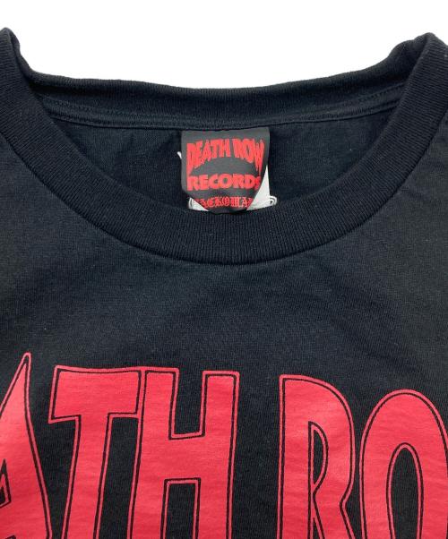 WACKO MARIA（ワコマリア）WACKO MARIA (ワコマリア) DEATH ROW RECORDS (デスロウレコーズ) WASHED HEAVY WEIGHT CREW NECK T-SHIRT ブラック サイズ:SIZE S 未使用品の古着・服飾アイテム