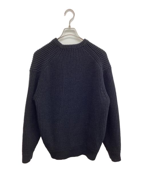 SUPREME（シュプリーム）SUPREME (シュプリーム) WAFFLE SMALL BOX SWEATER ブラック サイズ:SIZE Mの古着・服飾アイテム