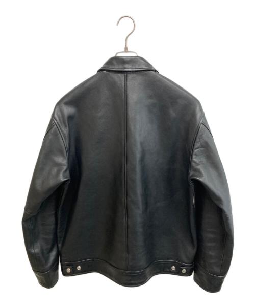 Schott（ショット）Schott (ショット) LEATHER TRACKER ブラック サイズ:SIZE M 未使用品の古着・服飾アイテム