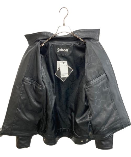 Schott（ショット）Schott (ショット) LEATHER TRACKER ブラック サイズ:SIZE M 未使用品の古着・服飾アイテム