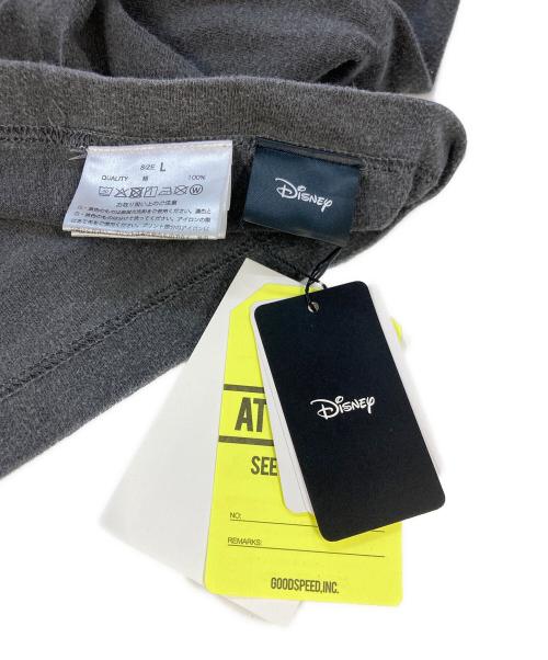 6(ROKU) BEAUTY&YOUTH（ロク ビューティーアンドユース）6(ROKU) BEAUTY&YOUTH (ロク ビューティーアンドユース) ミッキー ダメージ加工 Tシャツ ブラック サイズ:SIZE L 未使用品の古着・服飾アイテム