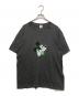 6(ROKU) BEAUTY&YOUTH（ロク ビューティーアンドユース）の古着「ミッキー ダメージ加工 Tシャツ」｜ブラック