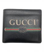 GUCCIグッチ）の古着「2つ折り財布」｜ブラック