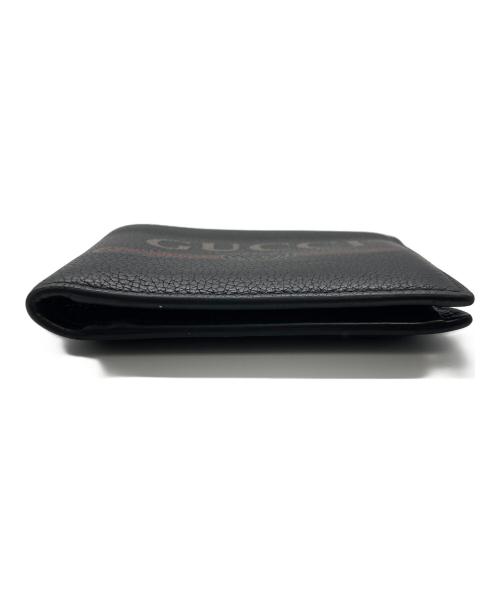 GUCCI（グッチ）GUCCI (グッチ) 2つ折り財布 ブラック サイズ:実寸サイズをご参照下さい。の古着・服飾アイテム
