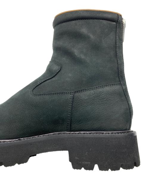 MM6 Maison Margiela（エムエムシックスメゾンマルジェラ）MM6 Maison Margiela (エムエムシックスメゾンマルジェラ) トゥダメージ加工ハイカットブーツ ブラック サイズ:SIZE42の古着・服飾アイテム