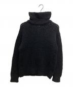 Y's for menワイズフォーメン）の古着「ハイネックウールニット　MX-K06-128」｜ブラック