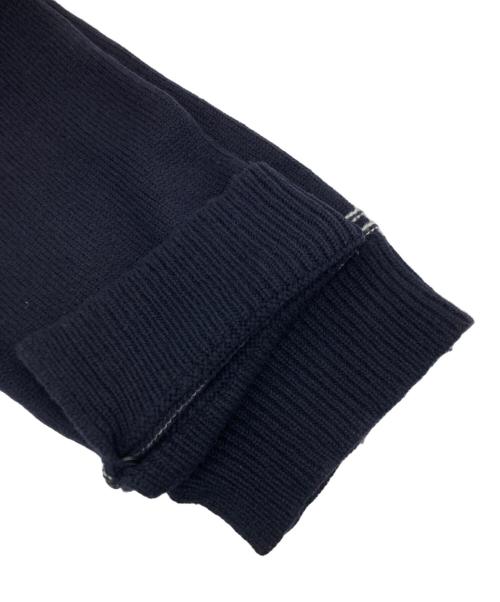 MARNI（マルニ）MARNI (マルニ) ロゴデザイン キモノスリーブカーディガン ネイビー サイズ:SIZE 38の古着・服飾アイテム