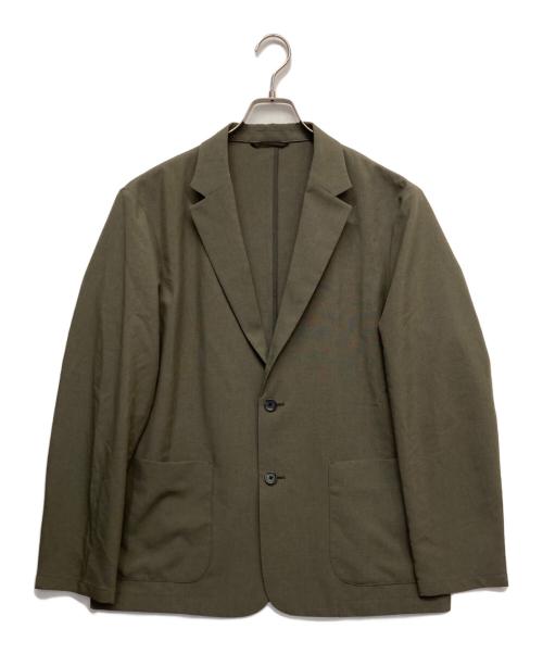 green label relaxing（グリーンレーベルリラクシング）green label relaxing (グリーンレーベルリラクシング) ホームスパン ナロー ジャケット セットアップ カーキ サイズ:XL 未使用品の古着・服飾アイテム