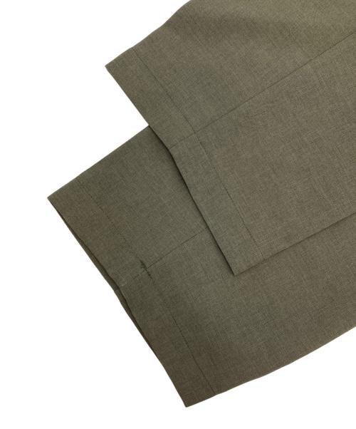 green label relaxing（グリーンレーベルリラクシング）green label relaxing (グリーンレーベルリラクシング) ホームスパン ナロー ジャケット セットアップ カーキ サイズ:XL 未使用品の古着・服飾アイテム