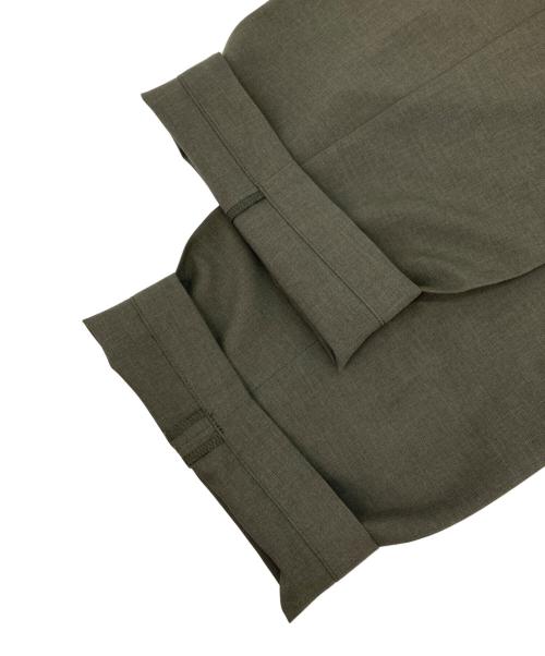 green label relaxing（グリーンレーベルリラクシング）green label relaxing (グリーンレーベルリラクシング) ホームスパン ナロー ジャケット セットアップ カーキ サイズ:XL 未使用品の古着・服飾アイテム