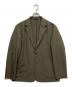 green label relaxing (グリーンレーベルリラクシング) ホームスパン ナロー ジャケット セットアップ カーキ サイズ:XL 未使用品：6000円